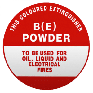 fire extinguisher powder is used for oil liquid and electrical fires